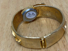 Load image into Gallery viewer, Vintage Pilgrim Lady 17J Gold Tone Cuff Bangle Hand-Wind Mechanical Watch Hours
