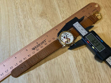 Load image into Gallery viewer, VTG Armitron TAZMANIAN DEVIL Leather Analog Quartz Musical Watch Hour~New Batter
