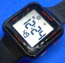 Load image into Gallery viewer, Armitron 45/7123 Lady Black Square Digital Alarm Chrono Watch Hours~New Battery
