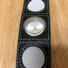Load image into Gallery viewer, DKNY NY-3261 Lady 50m Silver Leather Cuff Analog Quartz Watch Hours~New Battery
