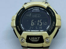 Load image into Gallery viewer, Casio W-S220 Mens 100m Reverse LCD Digital Quartz Chrono Watch Hours~New Battery
