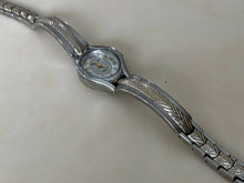 Load image into Gallery viewer, Precision By Gruen Lady Real Diamond Silver Analog Quartz Watch Hour~New Battery
