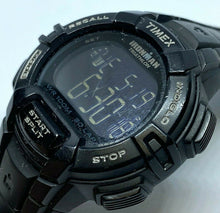 Load image into Gallery viewer, Timex Ironman Men 100m Reverse LCD Black Digital Alarm Chrono Watch Hour~New Bat
