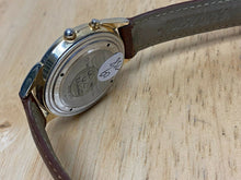 Load image into Gallery viewer, VTG Sesame Street Fantasia Gold Tone Analog Quartz Musical Watch Hour~New Batter
