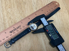 Load image into Gallery viewer, VTG Fossil FM-1876 Lady Moon Phase Dual Tone Leather Quartz Watch Hours~New Batt

