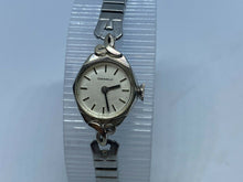 Load image into Gallery viewer, Vintage Caravelle-Bulova Lady Silver Cocktail Hand-Wind Mechanical Watch Hours
