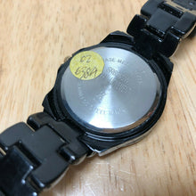 Load image into Gallery viewer, Gruen Men Lady Black Japan Movt Rhinestone Analog Quartz Watch Hour~New Battery
