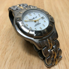 Load image into Gallery viewer, Eddie Bauer Men Dual Tone Move Bezel Luminous Analog Quartz Watch Hours~New Batt
