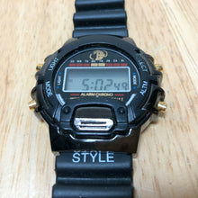 Load image into Gallery viewer, Vintage Aviator Men Black Metal Case Digital Alarm Chrono Watch Hour~New Battery
