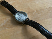 Load image into Gallery viewer, New Kessaris Mens Silver Fluted Bezel Roman Self-Wind Automatic Watch Hours~Date

