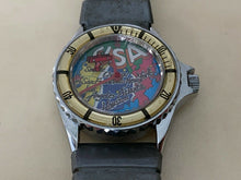 Load image into Gallery viewer, Vintage Out Of Time Fly Over USA Water Resistant Hand-Wind Mechanical Watch Hour
