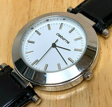 Load image into Gallery viewer, Unused Claiborne Men Lady Silver White Leather Analog Quartz Watch Hour~New Batt
