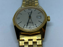 Load image into Gallery viewer, Vintage Timex Sprite Men Gold Tone Stretch Hand-Wind Mechanical Watch Hours~Date
