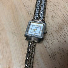 Load image into Gallery viewer, Anne Klein Lady 8 Real Diamonds Reversible Band Swiss Quartz Watch Hour~New Batt
