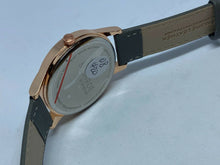 Load image into Gallery viewer, Unused Monroe MAESTRO Men Classique Rose Gold Analog Quartz Watch Hours~New Batt
