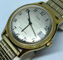 Load image into Gallery viewer, VTG Timex Marlin 27820-10580 Men Gold Tone Hand-Wind Mechanical Watch Hours~Date
