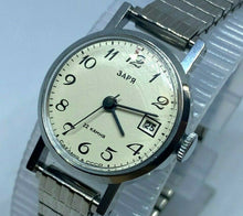 Load image into Gallery viewer, Vintage 3APR CCCP Lady 22 Jewels Silver Classic Hand-Wind Mechanical Watch Hours
