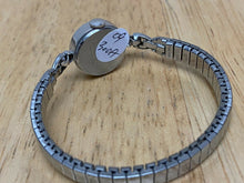 Load image into Gallery viewer, Nice Vintage Timex Lady Silver Stretch Cocktail Hand-Wind Mechanical Watch Hours
