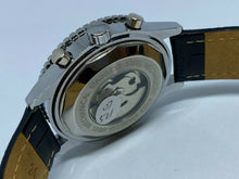 Load image into Gallery viewer, Jaragar Mens Silver Black Moving Bezel Self-Wind Automatic Watch Hours~Day Date
