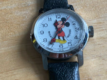 Load image into Gallery viewer, Vintage Disney Mickey Mouse By Bradley Silver Hand-Wind Mechanical Watch Hours
