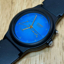 Load image into Gallery viewer, RARE Vintage Casio Pisces MQ-59 Mens Black Analog Quartz Watch Hours~New Battery
