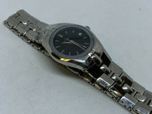 Load image into Gallery viewer, Accutron Bulova Swiss Lady Sapphire Steel Analog Quartz Watch Hour~Date~New Batt
