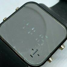 Load image into Gallery viewer, Mirror 1:Face Square Modern Black LED Digital Quartz Watch Hour~Date~New Battery
