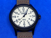 Load image into Gallery viewer, Timex Expedition Mens 50m Black Beige Analog Quartz Watch Hours~Date~New Battery
