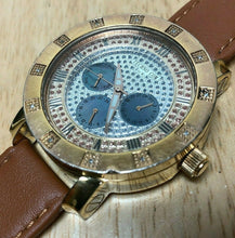 Load image into Gallery viewer, Techno Com By KC Men Real Diamonds Analog Quartz Watch Hour~Day Date~New Battery
