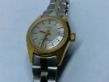 Load image into Gallery viewer, Vintage Timex Lady  Dual Tone Water Resist Hand-Wind Mechanical Watch Hours~Date
