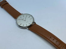 Load image into Gallery viewer, Clean MDC By Infantry Mens Silver Leather Analog Quartz Watch Hours~New Battery
