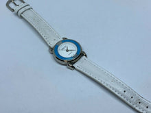Load image into Gallery viewer, Relic ZR36021 Lady Silver White Leather Analog Quartz Watch Hours~New Battery
