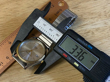 Load image into Gallery viewer, VTG Acqua By Timex Men Dual Tone Fluted Bezel Quartz Watch Hour~Date~New Battery
