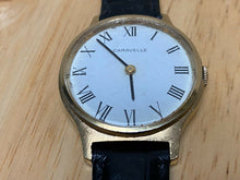 Load image into Gallery viewer, Vintage Caravelle By Bulova Mens Gold Tone Roman Hand-Wind Mechanical Watch Hour
