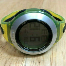 Load image into Gallery viewer, Soleus Lady Green Silver Cuff Bangle Digital Alarm Chrono Watch Hour~New Battery
