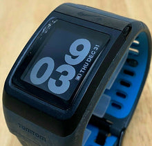 Load image into Gallery viewer, Nike+ WM0097 TomTom Men 50m Black Quartz GPS Sportswatch Pedo Chrono Watch Hours
