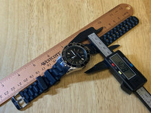 Load image into Gallery viewer, Isaac Mizrahi Mens Japan Movt Silver Black Analog Quartz Watch Hours~New Battery
