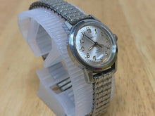 Load image into Gallery viewer, VTG Caravelle Bulova Lady Classic Silver Stretch Hand-Wind Mechanical Watch Hour
