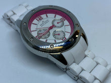 Load image into Gallery viewer, Anne Klein Lady 30 Silver White Analog Quartz Watch Hours~Day Date~New Battery
