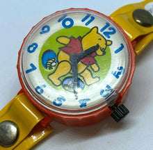 Load image into Gallery viewer, VTG Disney Winnie Pooh Bear Moving Bees Kids Toy Hand-Wind Mechanical Watch Hour
