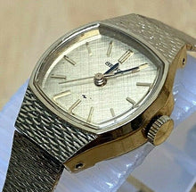 Load image into Gallery viewer, VTG Seiko 1104-3380 Lady 17J Gold Plated Mesh Hand-Wind Mechanical Watch Hours
