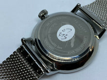 Load image into Gallery viewer, Ted Baker London Men Silver Mesh Small Seconds Analog Quartz Watch Hour~New Batt
