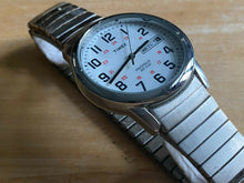 Load image into Gallery viewer, Nice Timex Men 30m Railroad Style Analog Quartz Watch Hours~Day Date~New Battery
