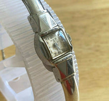Load image into Gallery viewer, Vintage Elgin Lady 10k RGP 1/10 GF Cuff Bangle Hand-Wind Mechanical Watch Hours

