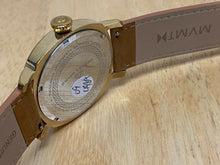 Load image into Gallery viewer, Swiss Legend Mens Gold Tone Blue Dial Analog Quartz Watch Hours~Date~New Battery
