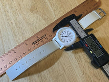 Load image into Gallery viewer, Timex Indiglo Men Military Dial White Analog Quartz Watch Hours~Date~New Battery
