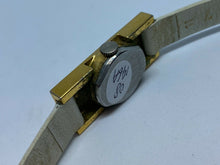 Load image into Gallery viewer, VTG Anne Klein Lady 17 Jewel Gold Tone Leather Hand Wind Mechanical Watch Hours
