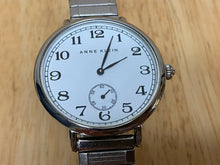 Load image into Gallery viewer, Anne Klein AK1205 Classic Silver White Small Second Quartz Watch Hour~New Batter
