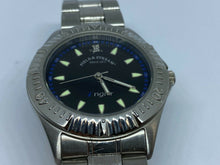 Load image into Gallery viewer, Field &amp; Stream Angler Men 50m Silver Black Analog Quartz Watch Hours~New Battery
