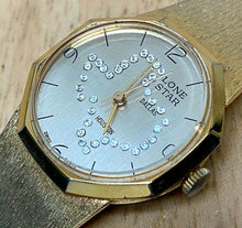 Load image into Gallery viewer, VTG Lone Star Texas Men Gold Tone Swiss Parts Hand-Wind Mechanical Watch Hours
